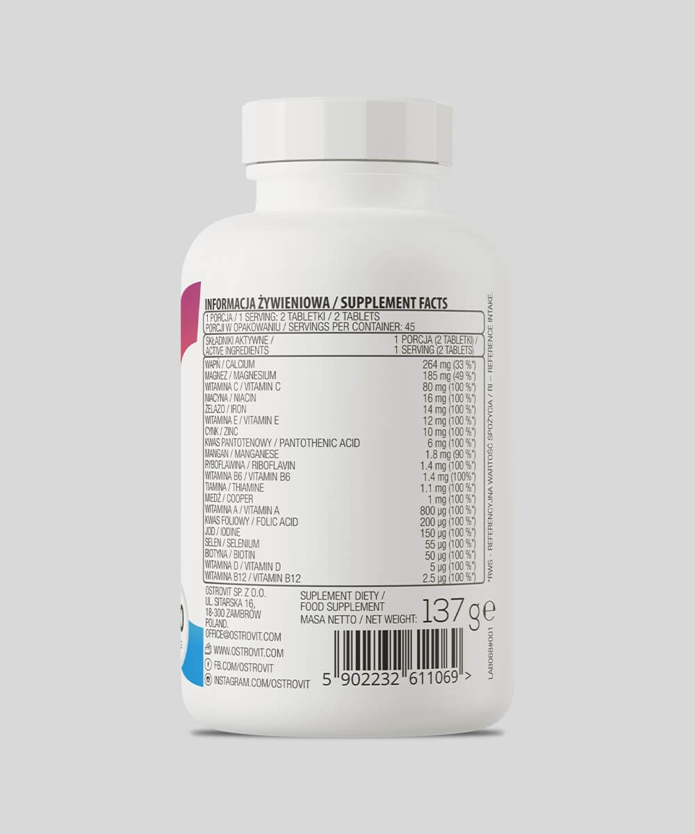 Vit&Min 100% - OstroVit | 90 Comprimés